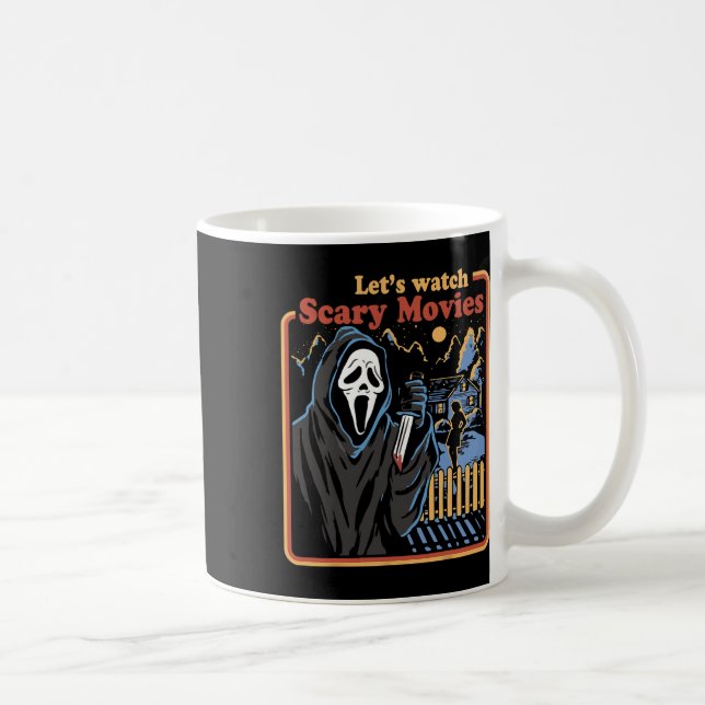 Mug Fun Halloween Regardons Horror Movies Ghost (Droite)