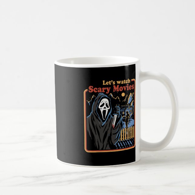 Mug Fun Halloween Regardons Horror Movies Ghost (Droite)