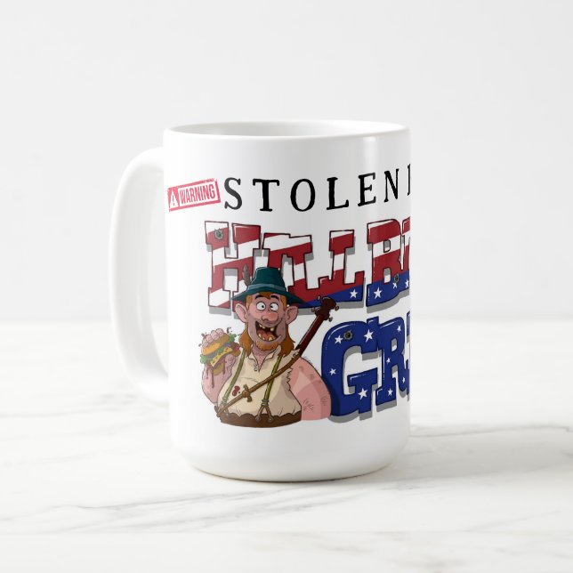 Mug Fun HillBilly Grill Danemark Café Mug! (Devant gauche)