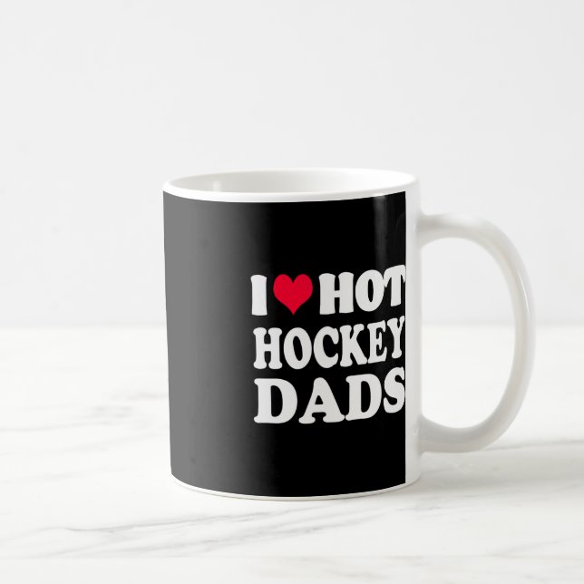 Mug Fun Hockey I Love Hot Hockey Papa (Droite)