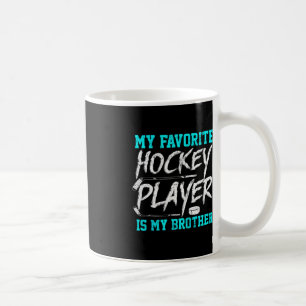 Mug Fun Hockey Tee Frère nouveauté Cadeau frère