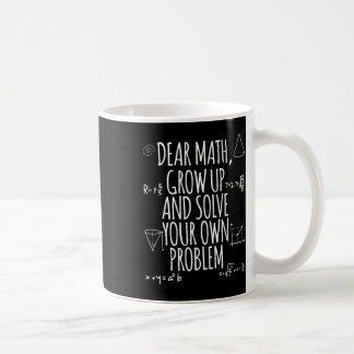 Mug Fun Math Citation Girl Boy Men Women Cher Math Bac