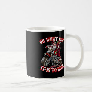 Mug Fun Motorcycle Biker Grand-père Père Noël Rider No