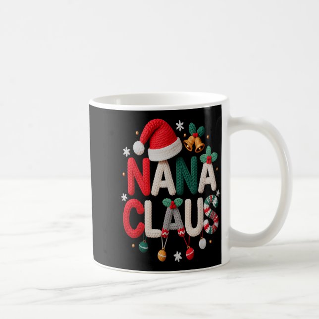 Mug Fun Nana Claus Santa Claus Grandma Family Matching (Droite)