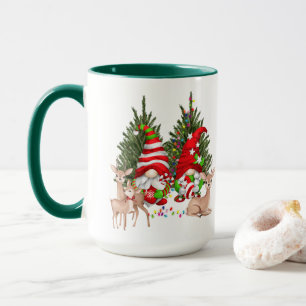 Mug Fun Noël Gnome et Cerf