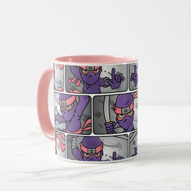 Mug Fun Purple Ninja (Devant gauche)