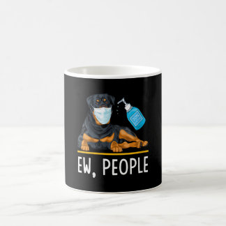 Mug Fun Sanitizer à la main pour les femmes Rottweiler