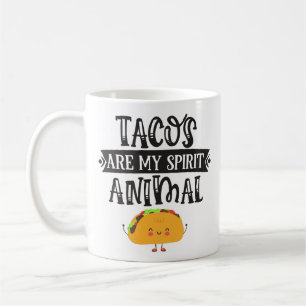 Mug Fun Tacos sont mon esprit animal humoristique