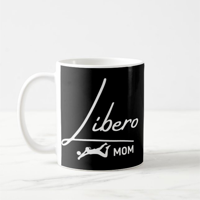 Mug Fun Volleyball Libero Maman Graphisme (Gauche)