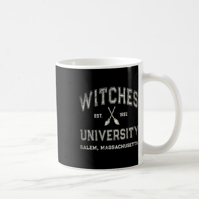 Mug Fun Wiccan Witts Université Salem Machusetts avec (Droite)
