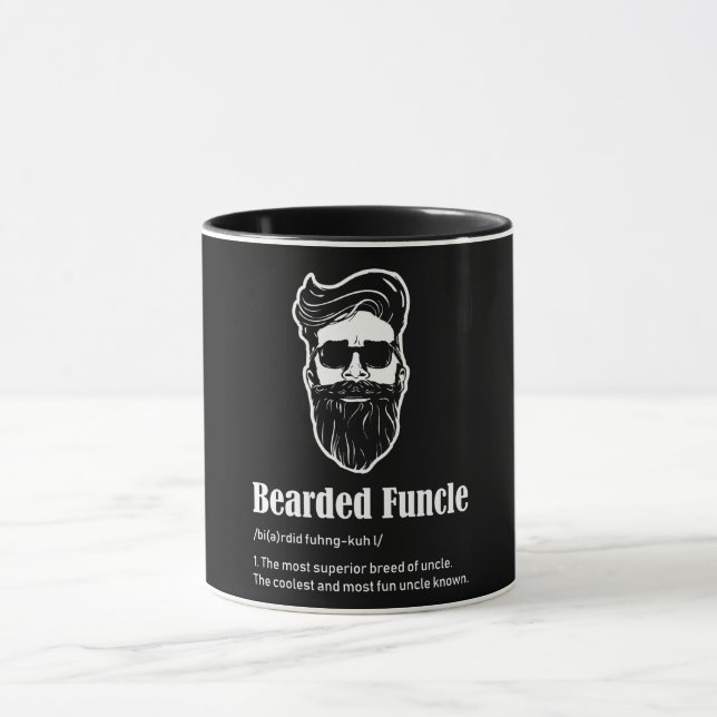 Mug Funcle à tête drôle Définition (Centre)