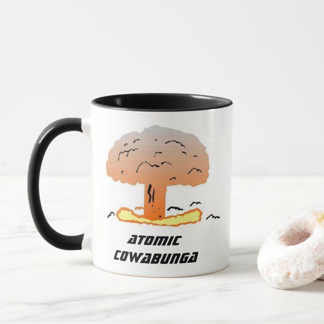 Mug FUNCOW® Atomic Cowabunga (Avec donut)