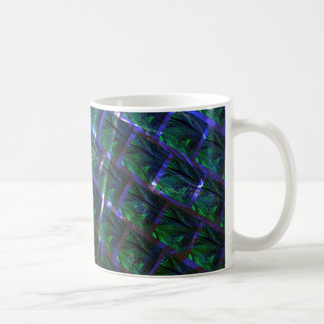 Mug Fundo de imagem verde sob grade flutuante ? (Droite)
