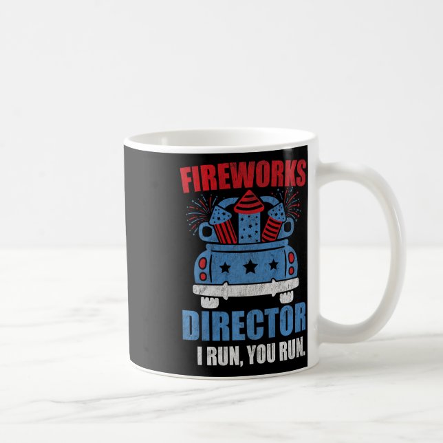 Mug Funky 4 juillet Fireworks Directeur Je Vous Exécut (Droite)