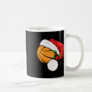 Mug Funky Ball Basketball Santa Hat Joyeux Noël Xm