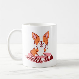 Mug Funky Corgi Chien moyen Dog Extraire ceci