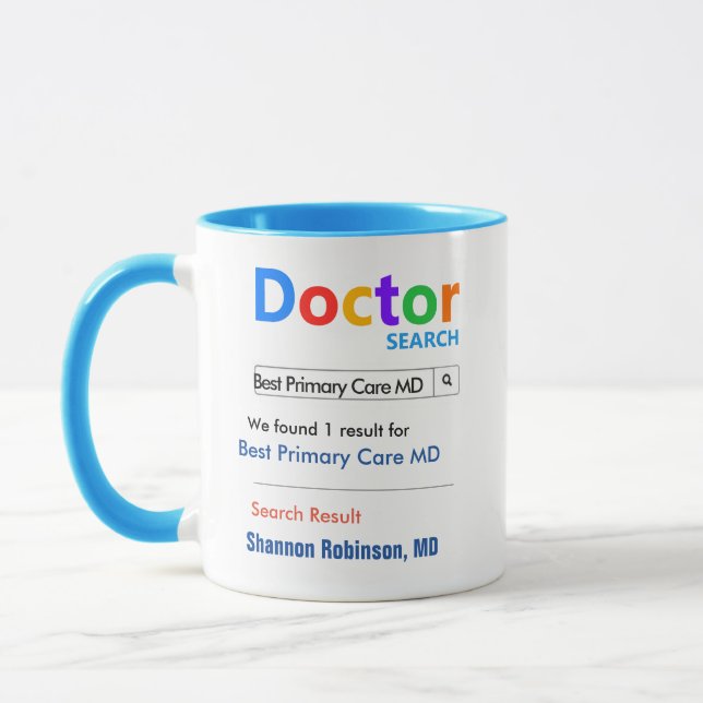 Mug Funky Custom Best Primary Care Doctor (Gauche)