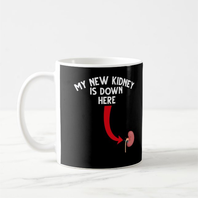 Mug Funky Destinataire Transplant de rein (Gauche)