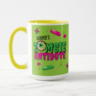 Mug Funky Fun Zombie Antidote Shhh... Pas de discussio