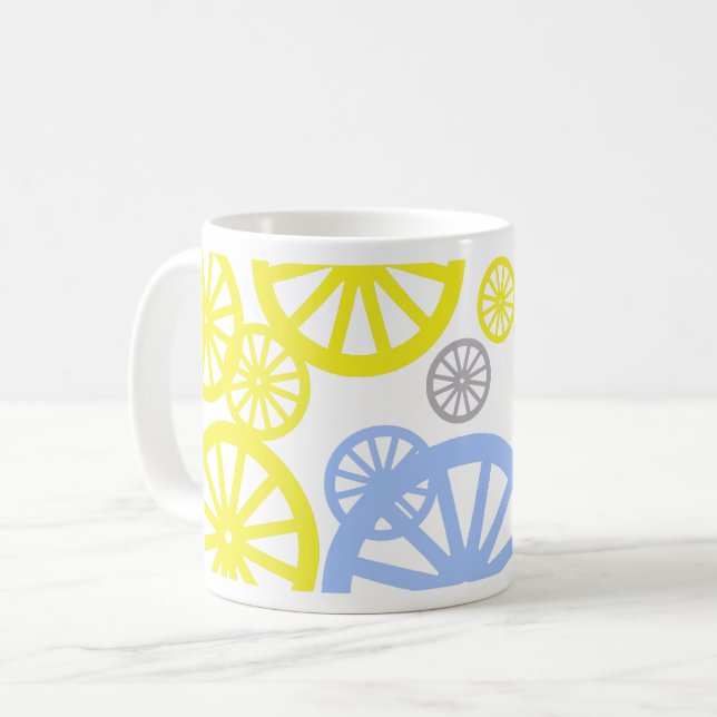 Mug Funky Happy Wheel Circle Motif produit (Devant gauche)