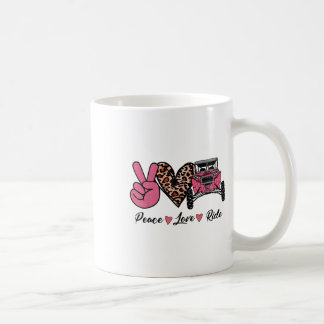 Mug Funky Off Road Côté À Côté Utv Peace Love Ride Sx