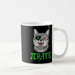 Mug Funky Pi Day Math Science Chat Pirate Couleur