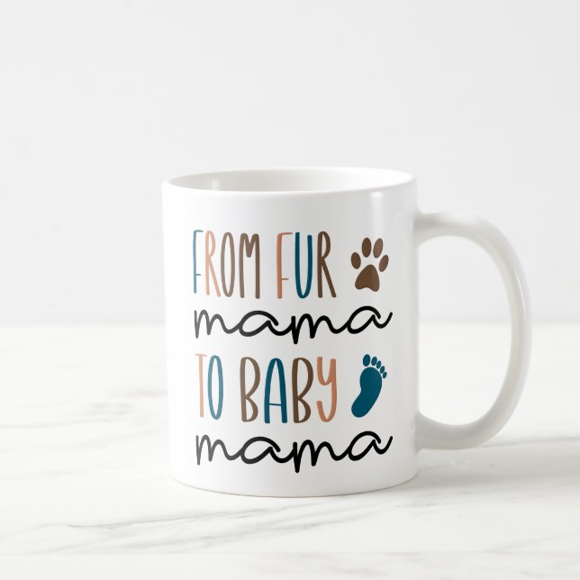 Mug Funky Pregnancy Faire-part Fur Mama (Droite)