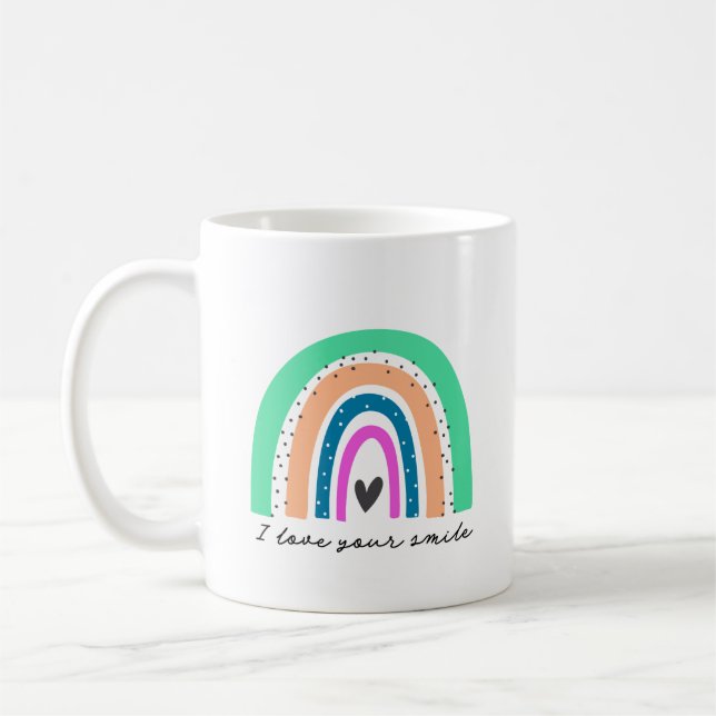 Mug Funky Rainbow Love (Gauche)