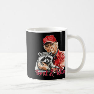 Mug Funky Trump Raccoon Feral Et Felon 4 juillet Pa