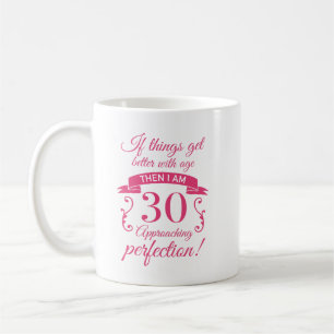 Mug Funny 30e anniversaire 'Perfection'