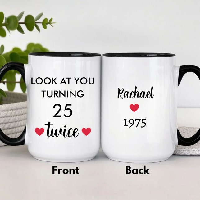 Mug Funny 50e anniversaire (Créateur téléchargé)