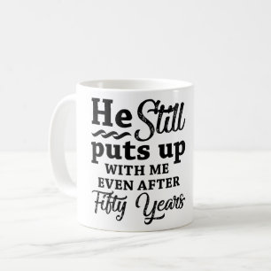 Mug Funny 50e anniversaire de Mariage