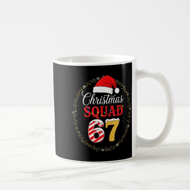 Mug Funny 67 Six Seven Meme Brainrot 67 Christmas Squa (Droite)