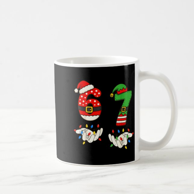 Mug Funny 67 Six Seven Meme Couple Matching Christmas  (Droite)