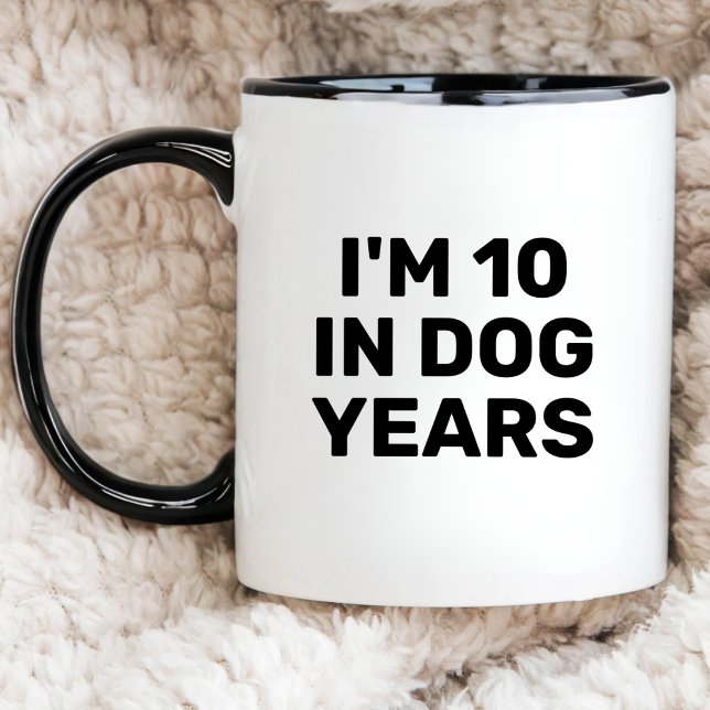 Mug Funny 70e anniversaire J'ai 10 ans dans les années (Créateur téléchargé)