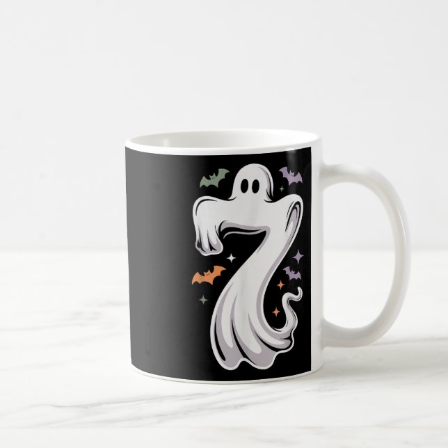 Mug Funny 7 Ghost Meme Halloween Costume Matching Desi (Droite)