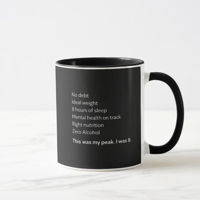 Mug Funny Adulting Getting Older Humor  (Droite)