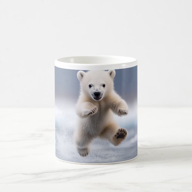 Mug Funny Alaska Polar Bear Cub (Centre)
