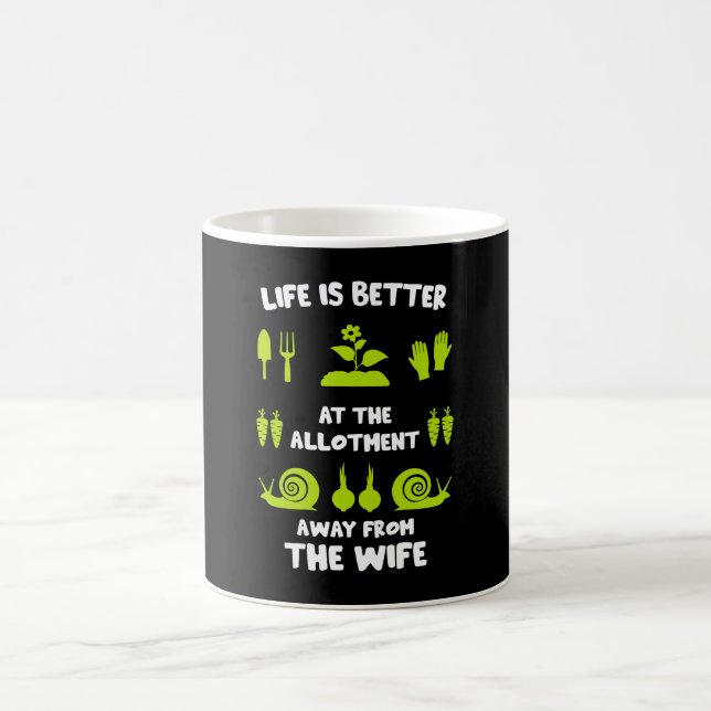Mug Funny Allotissement jardinage (Centre)