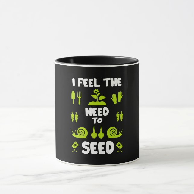Mug Funny Allotissement jardinage (Centre)