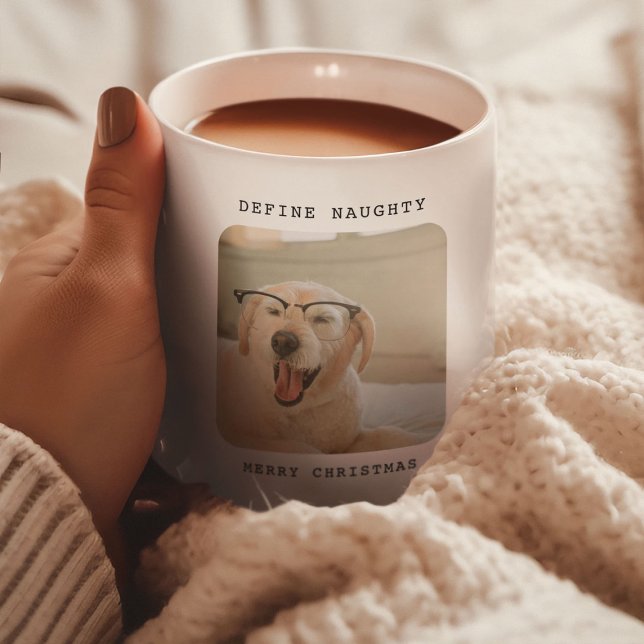 Mug Funny Animal de compagnie 'Define Naughty' 2 Photo (Créateur téléchargé)