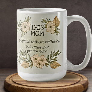 Mug Funny Aquarelle Floral Sarcastique Phrase Maman gr