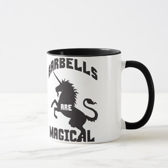 Mug Funny Barbell Lifting Gym Humour (Droite)