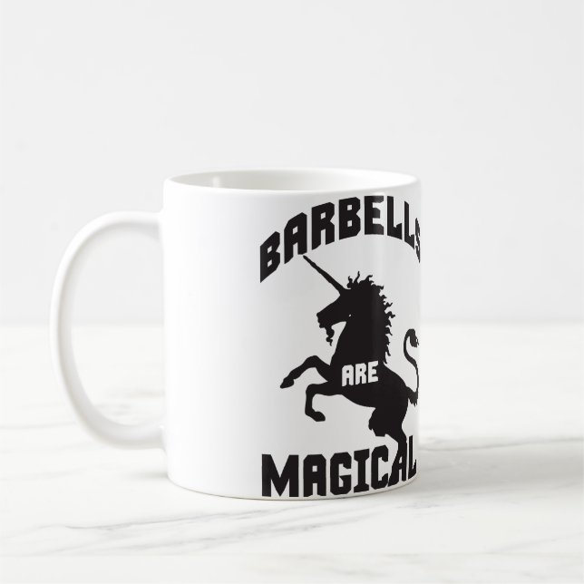 Mug Funny Barbell Lifting Gym Humour (Gauche)