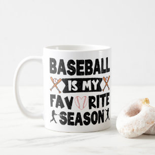Mug Funny Baseball Est Mon Cool De Saison Préféré Base