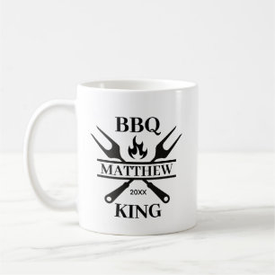 Mug Funny BBBQ Grill Master Barbecue personnalisé King