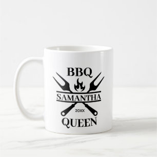 Mug Funny BBBQ Personnalisé Barbecue Queen