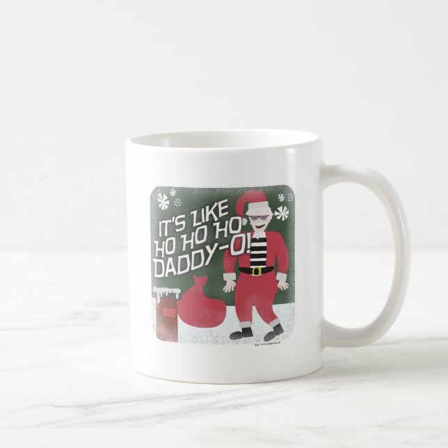 Mug Funny Beatnik Père Noël (Droite)