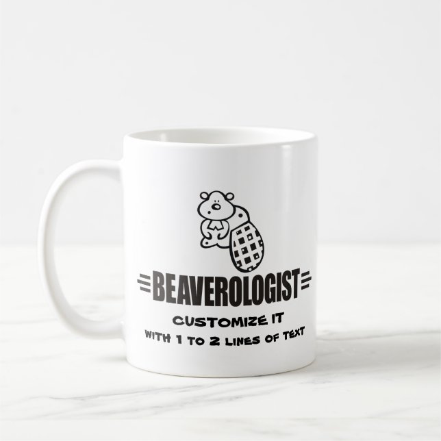 Mug Funny Beaver (Gauche)