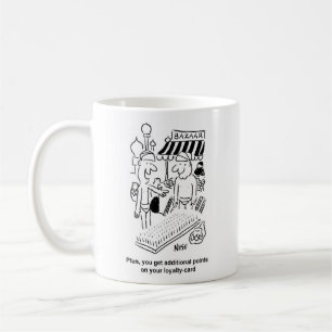 Mug Funny Bed of Nails Indian Bazaar Marketplace